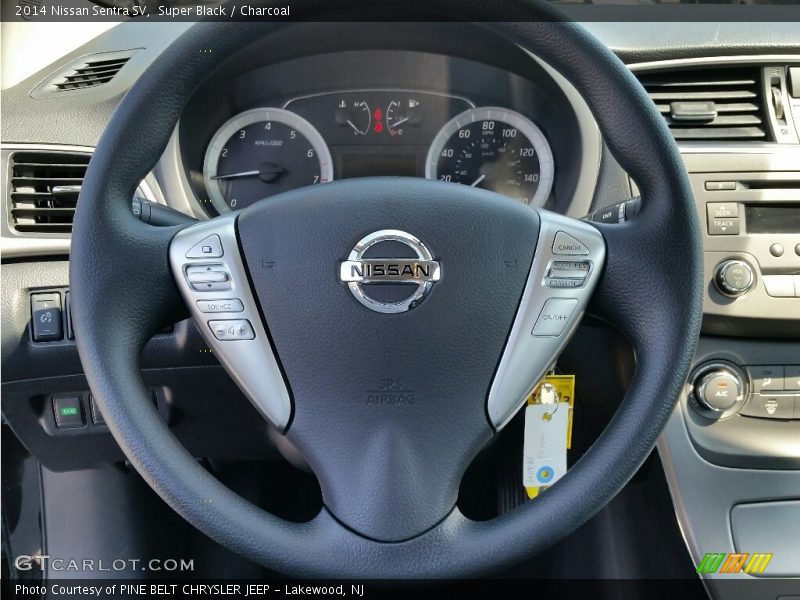 Super Black / Charcoal 2014 Nissan Sentra SV