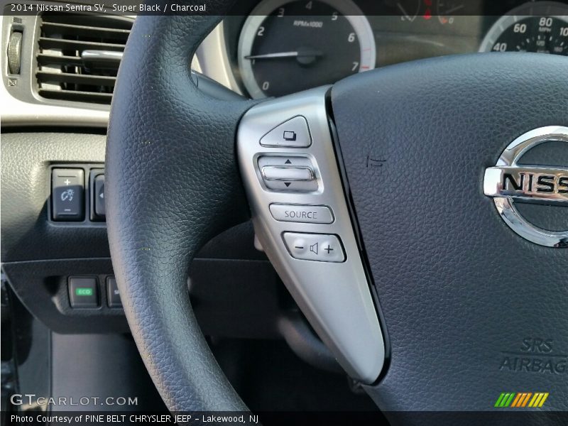 Super Black / Charcoal 2014 Nissan Sentra SV