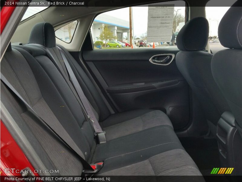 Red Brick / Charcoal 2014 Nissan Sentra SV