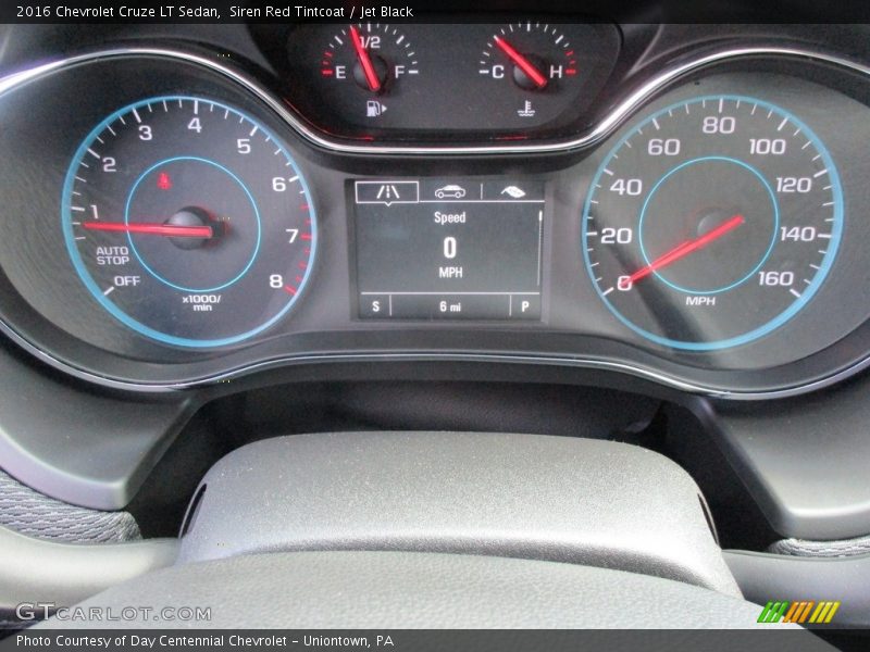 Siren Red Tintcoat / Jet Black 2016 Chevrolet Cruze LT Sedan