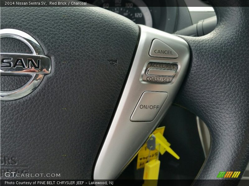 Red Brick / Charcoal 2014 Nissan Sentra SV
