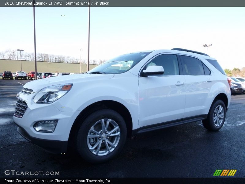 Summit White / Jet Black 2016 Chevrolet Equinox LT AWD