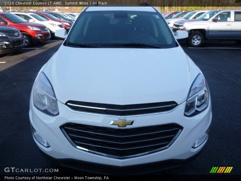 Summit White / Jet Black 2016 Chevrolet Equinox LT AWD