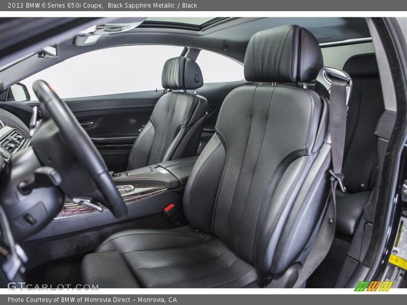 Black Sapphire Metallic / Black 2013 BMW 6 Series 650i Coupe