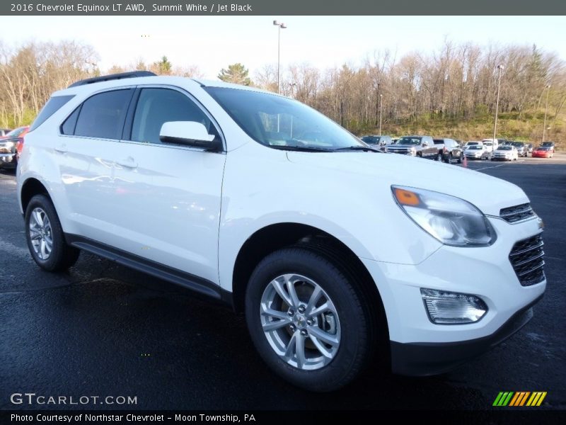 Summit White / Jet Black 2016 Chevrolet Equinox LT AWD