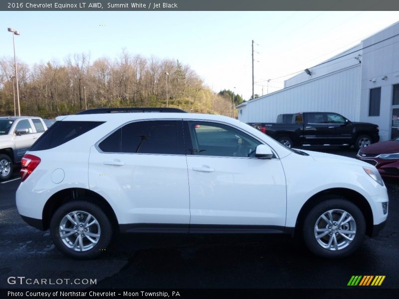 Summit White / Jet Black 2016 Chevrolet Equinox LT AWD