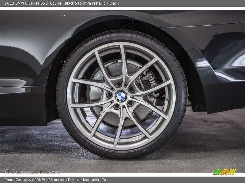 Black Sapphire Metallic / Black 2013 BMW 6 Series 650i Coupe
