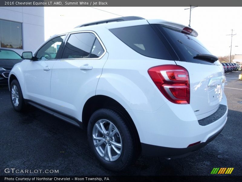 Summit White / Jet Black 2016 Chevrolet Equinox LT AWD