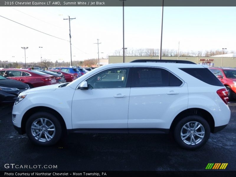 Summit White / Jet Black 2016 Chevrolet Equinox LT AWD