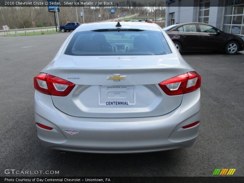 Silver Ice Metallic / Jet Black 2016 Chevrolet Cruze LS Sedan