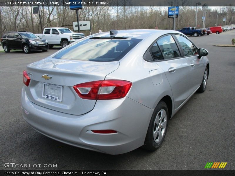 Silver Ice Metallic / Jet Black 2016 Chevrolet Cruze LS Sedan
