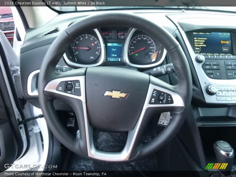 Summit White / Jet Black 2016 Chevrolet Equinox LT AWD