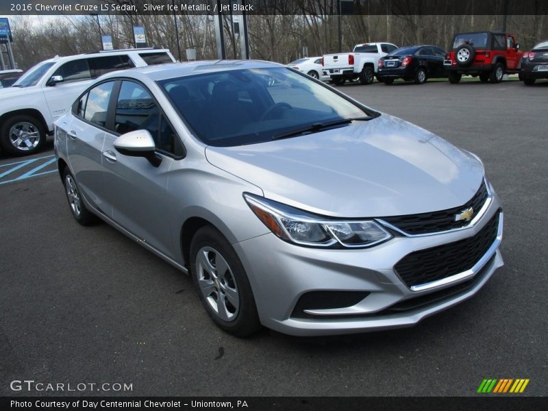 Silver Ice Metallic / Jet Black 2016 Chevrolet Cruze LS Sedan