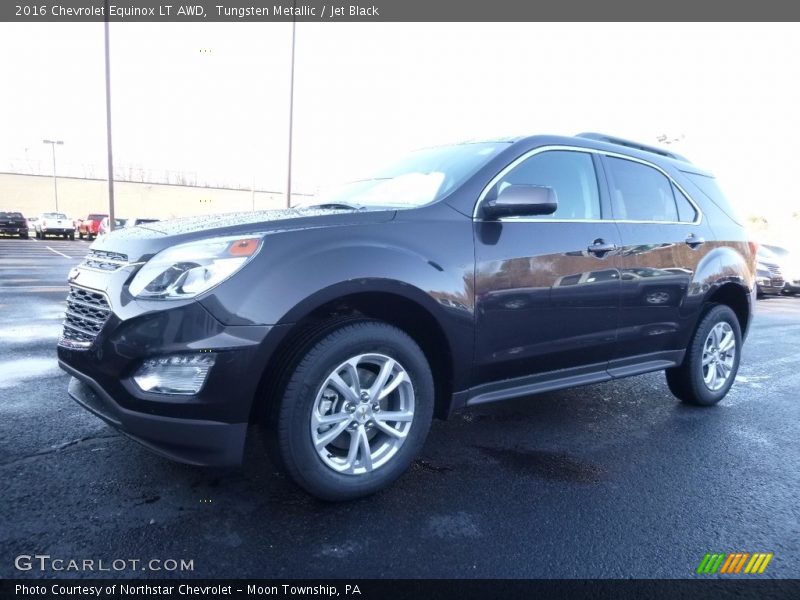 Tungsten Metallic / Jet Black 2016 Chevrolet Equinox LT AWD