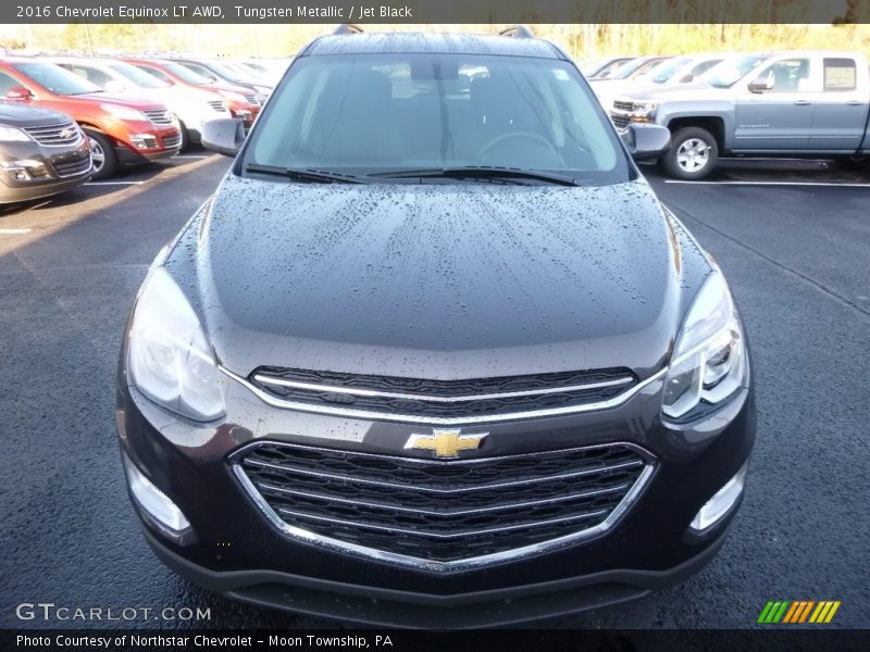 Tungsten Metallic / Jet Black 2016 Chevrolet Equinox LT AWD