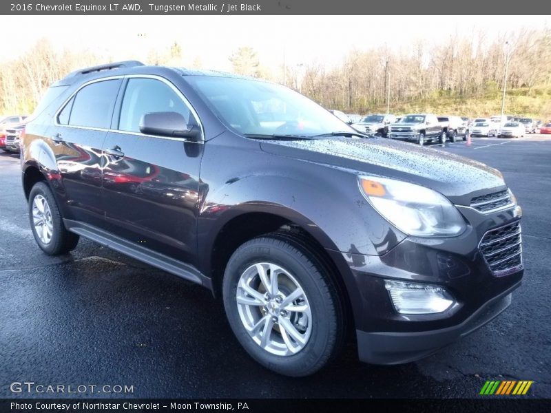 Tungsten Metallic / Jet Black 2016 Chevrolet Equinox LT AWD
