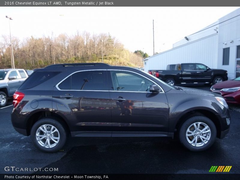 Tungsten Metallic / Jet Black 2016 Chevrolet Equinox LT AWD