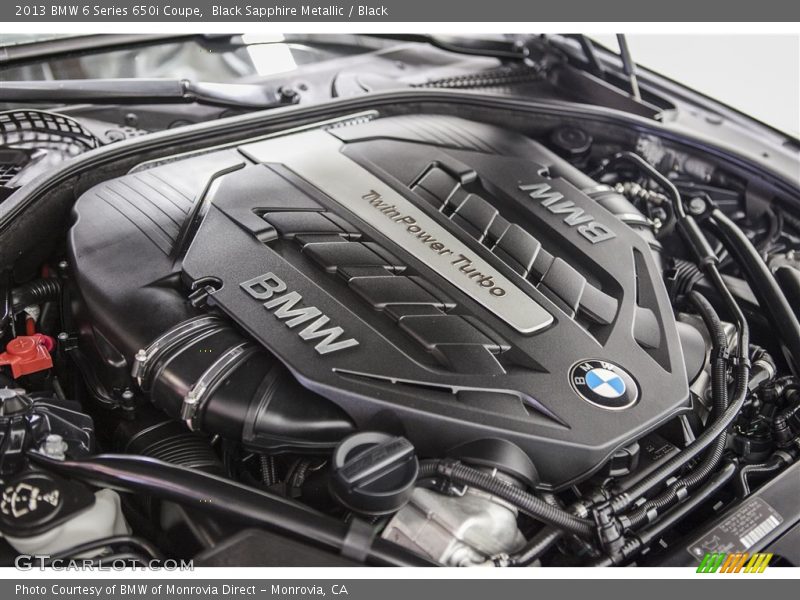 Black Sapphire Metallic / Black 2013 BMW 6 Series 650i Coupe