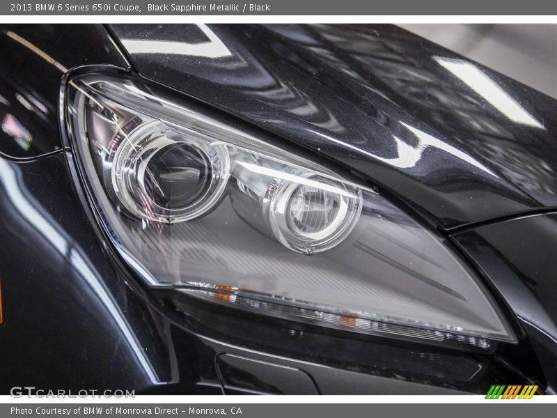 Black Sapphire Metallic / Black 2013 BMW 6 Series 650i Coupe