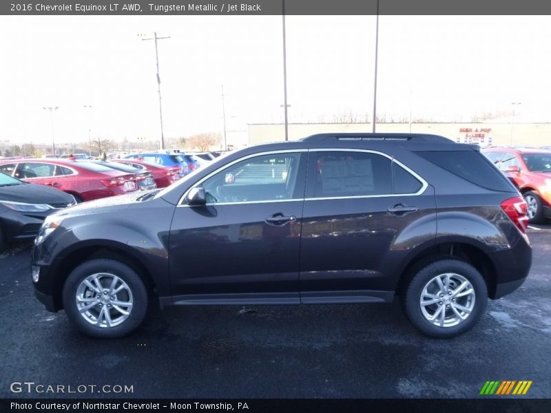 Tungsten Metallic / Jet Black 2016 Chevrolet Equinox LT AWD