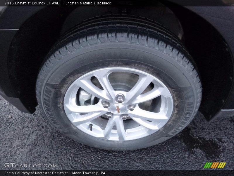 Tungsten Metallic / Jet Black 2016 Chevrolet Equinox LT AWD