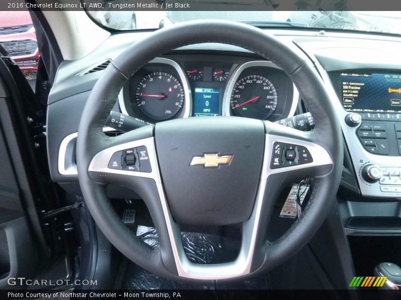 Tungsten Metallic / Jet Black 2016 Chevrolet Equinox LT AWD