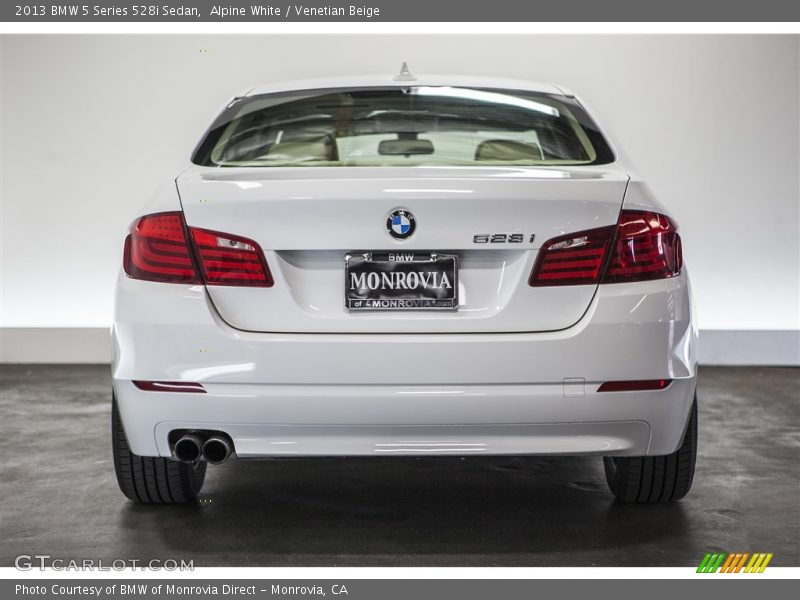 Alpine White / Venetian Beige 2013 BMW 5 Series 528i Sedan