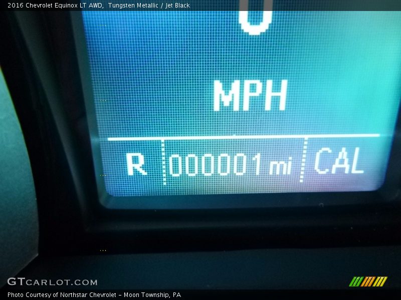 Tungsten Metallic / Jet Black 2016 Chevrolet Equinox LT AWD