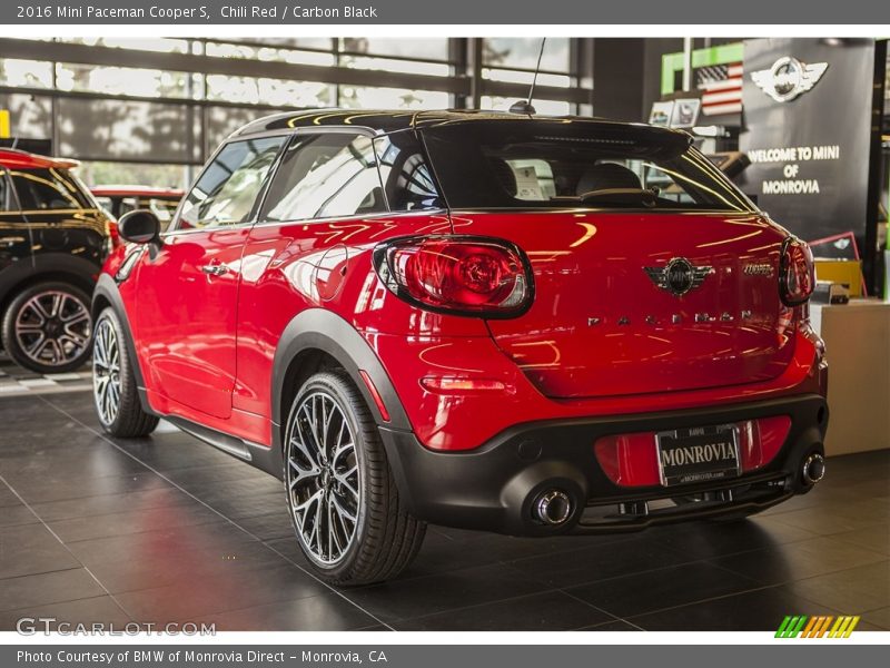 Chili Red / Carbon Black 2016 Mini Paceman Cooper S