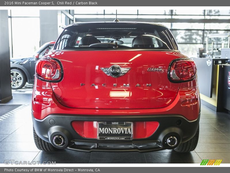 Chili Red / Carbon Black 2016 Mini Paceman Cooper S