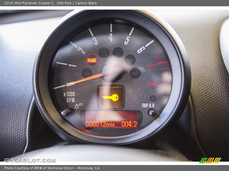 Chili Red / Carbon Black 2016 Mini Paceman Cooper S