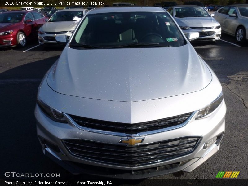 Silver Ice Metallic / Jet Black 2016 Chevrolet Malibu LT