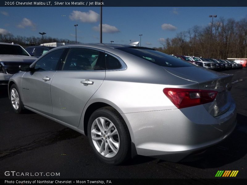 Silver Ice Metallic / Jet Black 2016 Chevrolet Malibu LT