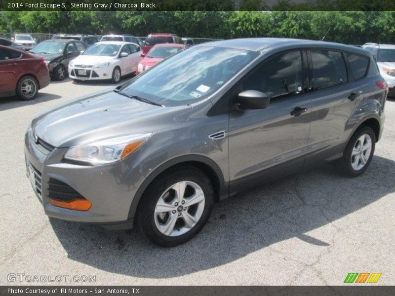 Sterling Gray / Charcoal Black 2014 Ford Escape S