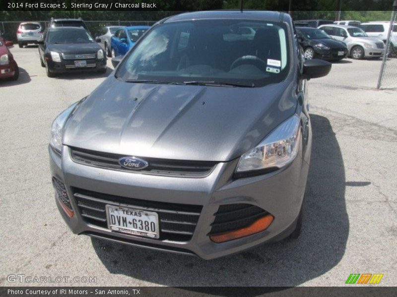 Sterling Gray / Charcoal Black 2014 Ford Escape S