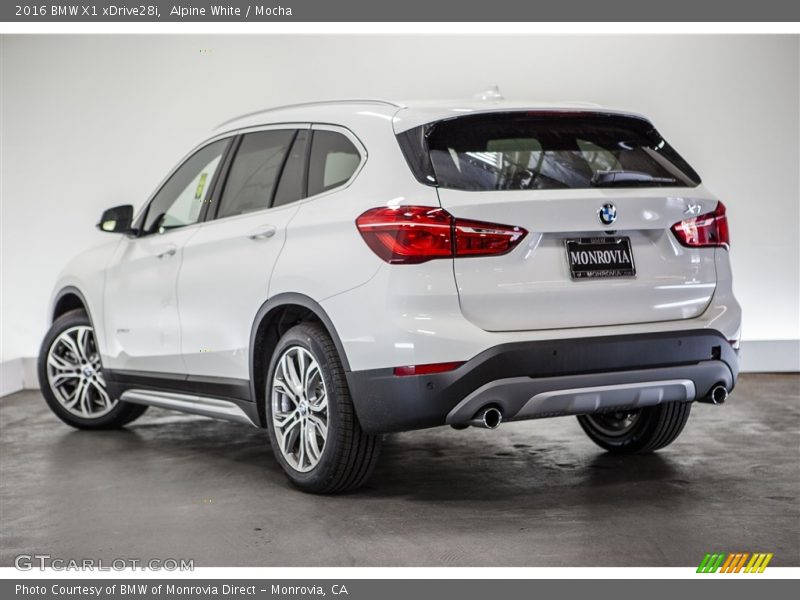 Alpine White / Mocha 2016 BMW X1 xDrive28i