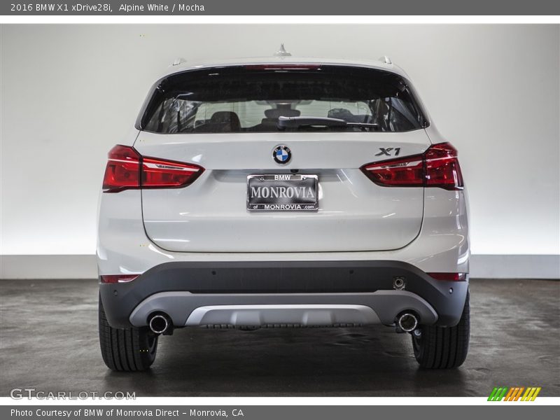 Alpine White / Mocha 2016 BMW X1 xDrive28i