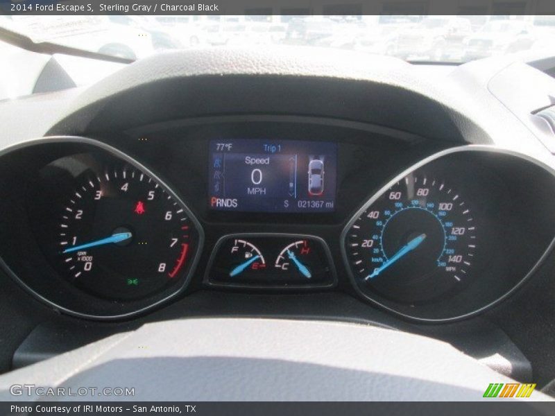 Sterling Gray / Charcoal Black 2014 Ford Escape S