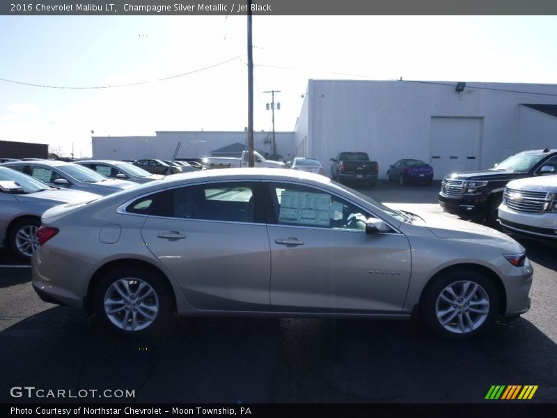 Champagne Silver Metallic / Jet Black 2016 Chevrolet Malibu LT