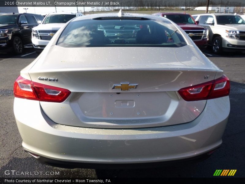 Champagne Silver Metallic / Jet Black 2016 Chevrolet Malibu LT