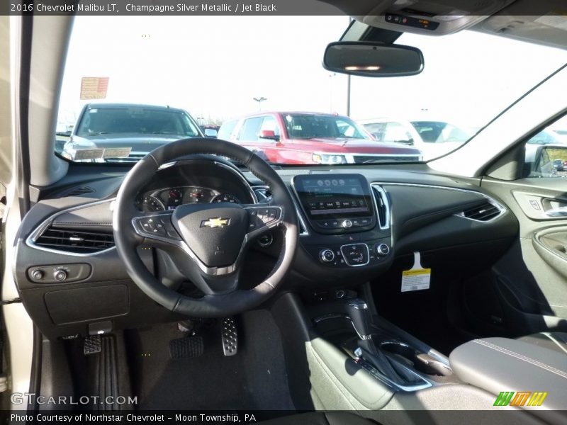 Champagne Silver Metallic / Jet Black 2016 Chevrolet Malibu LT
