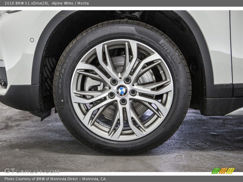 Alpine White / Mocha 2016 BMW X1 xDrive28i