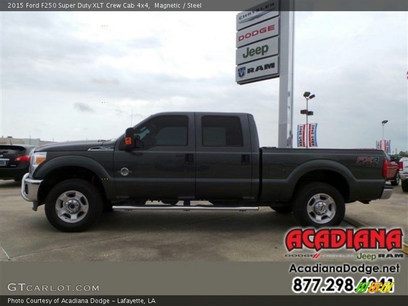 Magnetic / Steel 2015 Ford F250 Super Duty XLT Crew Cab 4x4
