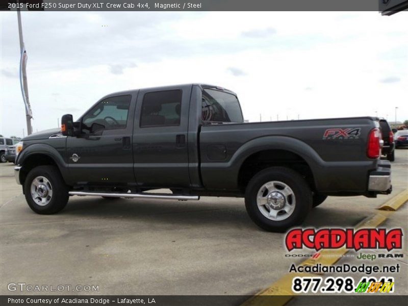 Magnetic / Steel 2015 Ford F250 Super Duty XLT Crew Cab 4x4