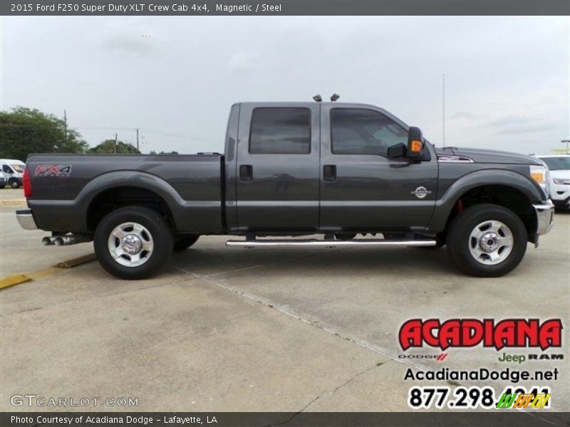 Magnetic / Steel 2015 Ford F250 Super Duty XLT Crew Cab 4x4