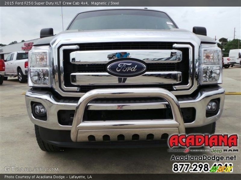 Magnetic / Steel 2015 Ford F250 Super Duty XLT Crew Cab 4x4