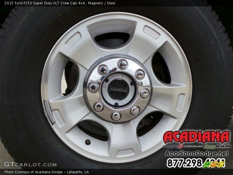 Magnetic / Steel 2015 Ford F250 Super Duty XLT Crew Cab 4x4