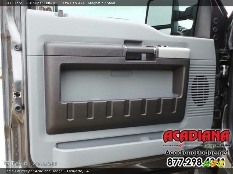 Magnetic / Steel 2015 Ford F250 Super Duty XLT Crew Cab 4x4