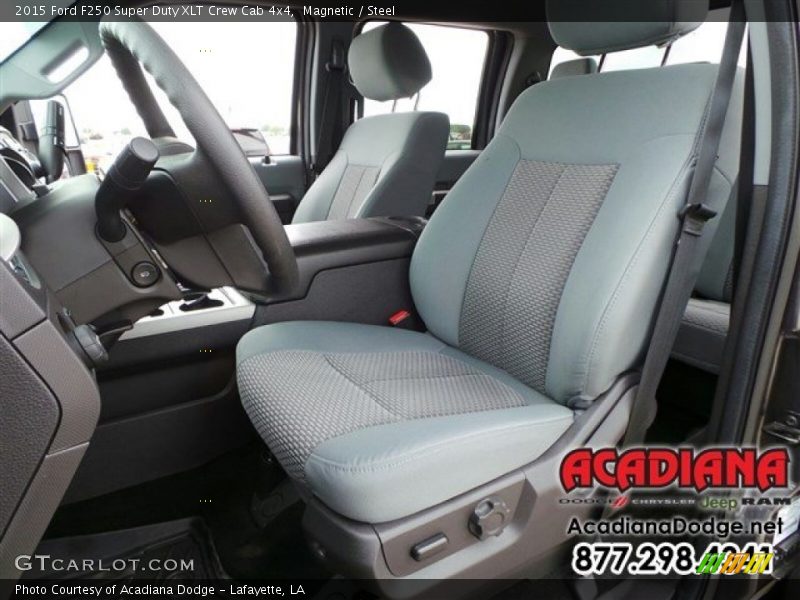 Magnetic / Steel 2015 Ford F250 Super Duty XLT Crew Cab 4x4