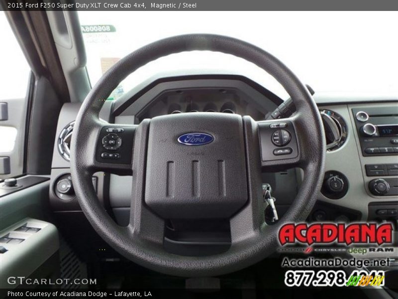 Magnetic / Steel 2015 Ford F250 Super Duty XLT Crew Cab 4x4